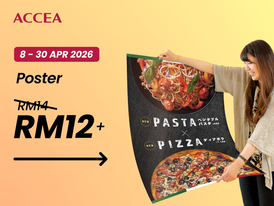 Start Printing Poster Today from RM12+!