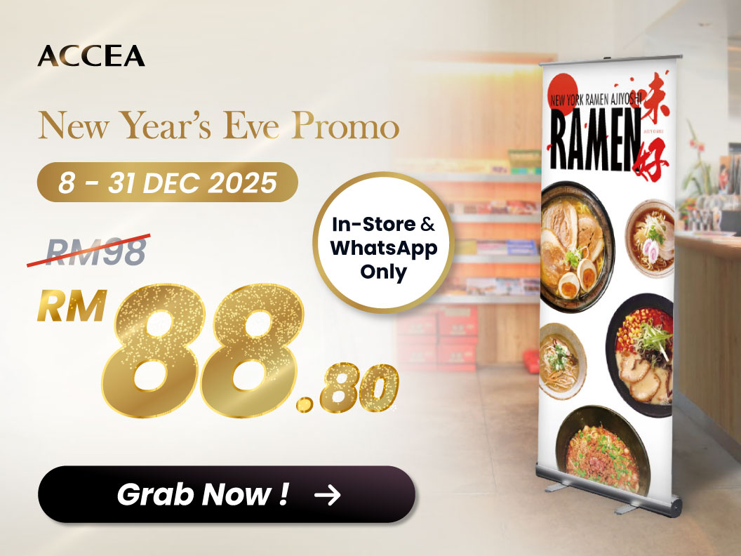 Pull up Banner Stands New Year's Eve Promo