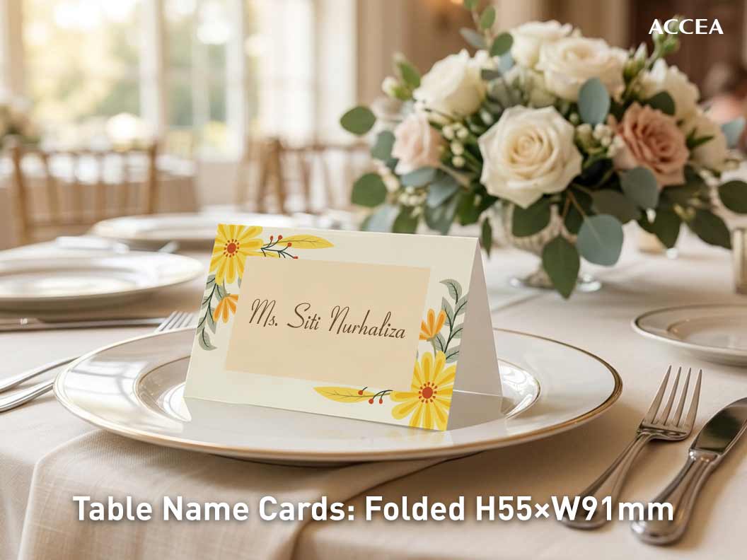 Table Name Card
