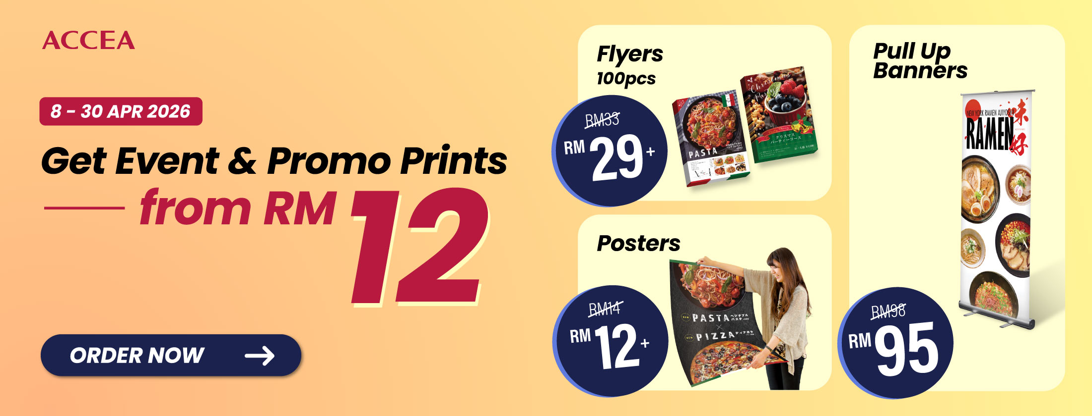 Printing Promo for Events & Promotions — From RM12 Only!