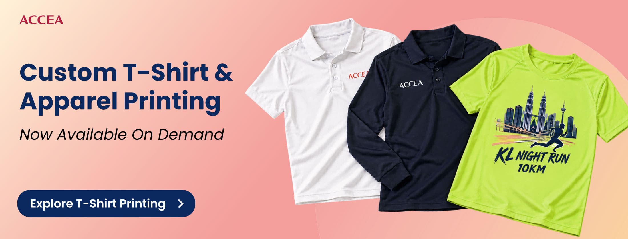 New Service Launch: On-Demand Custom T-Shirt & Apparel Printing Now Available!