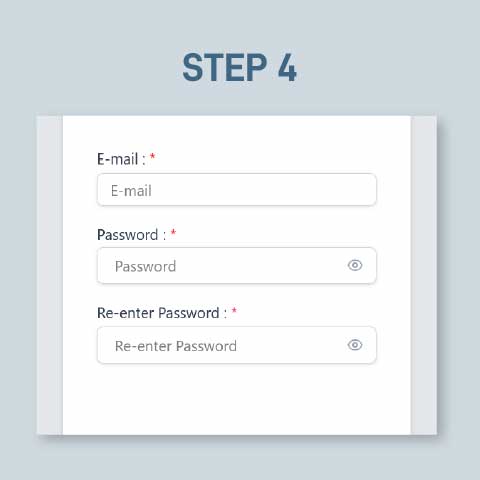 Enter information